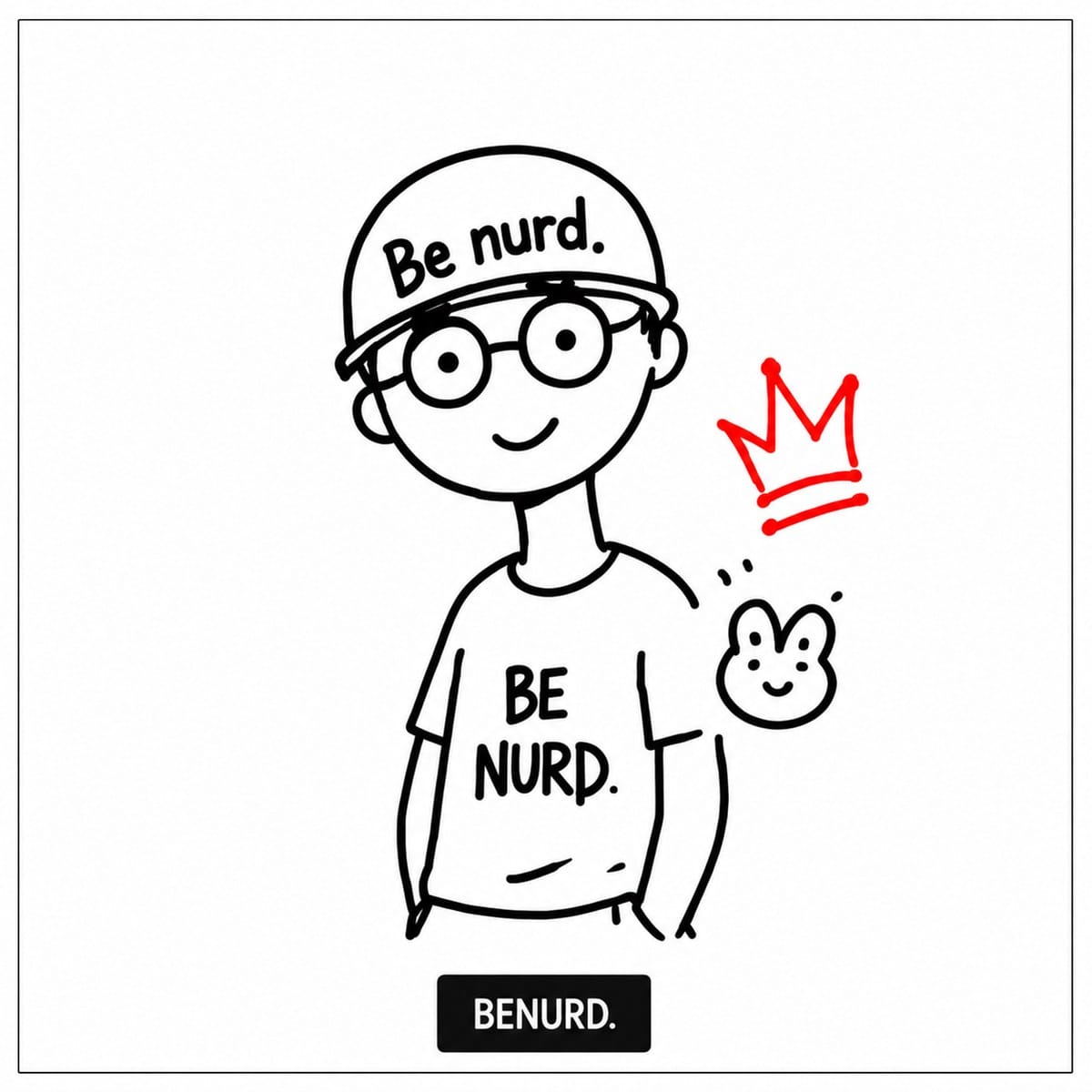 BENURD 캐릭터 스티커 도안